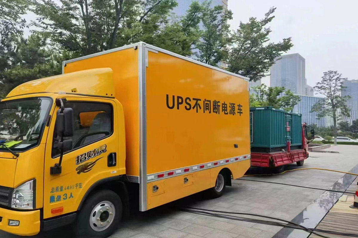 彭水发电机租赁施工现场